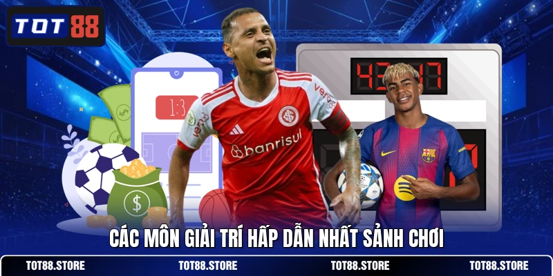 Các môn giải trí hấp dẫn nhất sảnh chơi