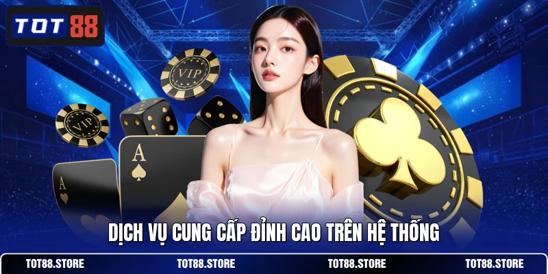 Dịch vụ cung cấp đỉnh cao trên hệ thống